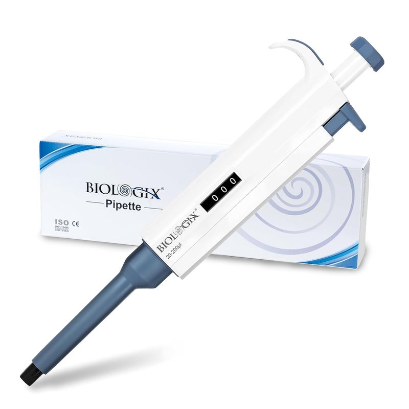 CryoKing Store Micropipette, 20-200ul Adjustable Single Channel Pipette, Manual Variable Volume Pipettor for Laboratory Scientific - Image 1